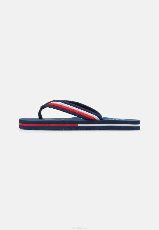 סנדלי t-bar NX206366 כחול/רב צבעים Tommy Hilfiger