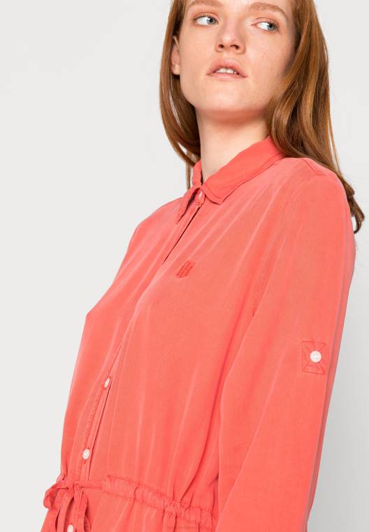 שמלת ברך של tencel שמלת יום NX207958 אלמוג קריסטל Tommy Hilfiger