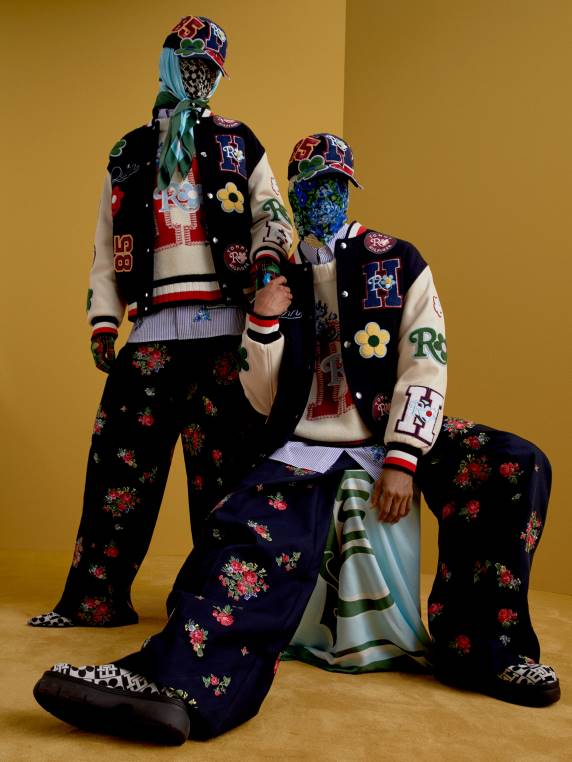 th x ריצ'רד קווין מעיל בומבר NX202021 כְּחוֹל Tommy Hilfiger