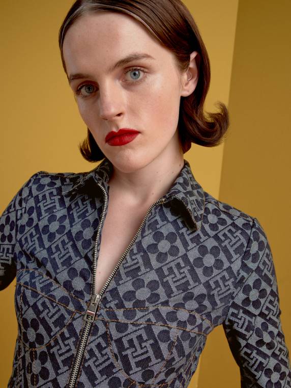 th x richard quinn סרבל ג'ינס NX202121 כְּחוֹל Tommy Hilfiger