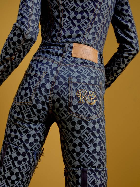 th x richard quinn סרבל ג'ינס NX202121 כְּחוֹל Tommy Hilfiger