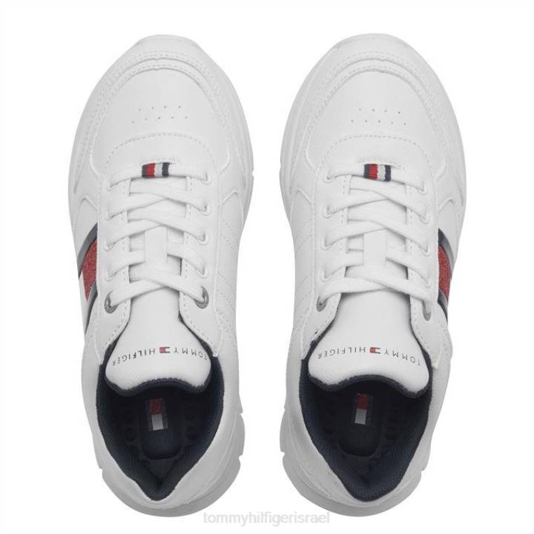 דגל תחרה thk trner jng04 NX2020896 לבן 100 Tommy Hilfiger