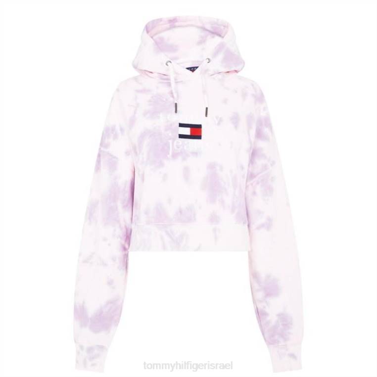 tie dye קפוצ'ון נשים NX2020068 וָרוֹד Tommy Hilfiger