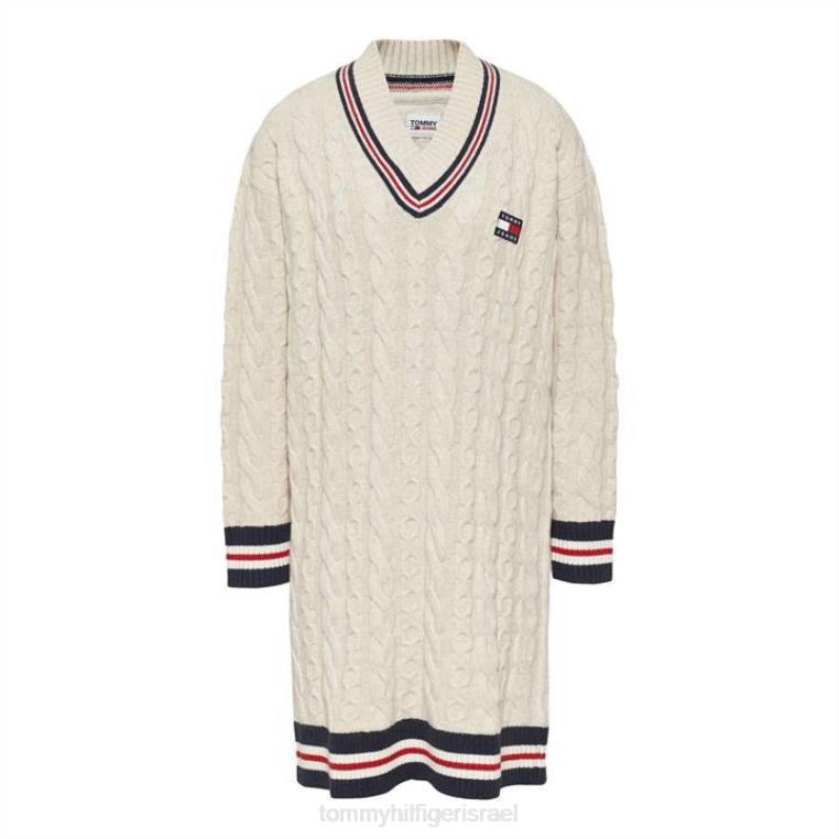 סוודר תג צמר tj NX2020801 אבן אבי smt Tommy Hilfiger