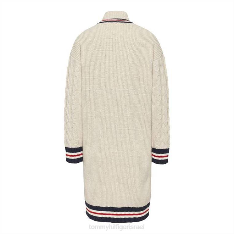 סוודר תג צמר tj NX2020801 אבן אבי smt Tommy Hilfiger