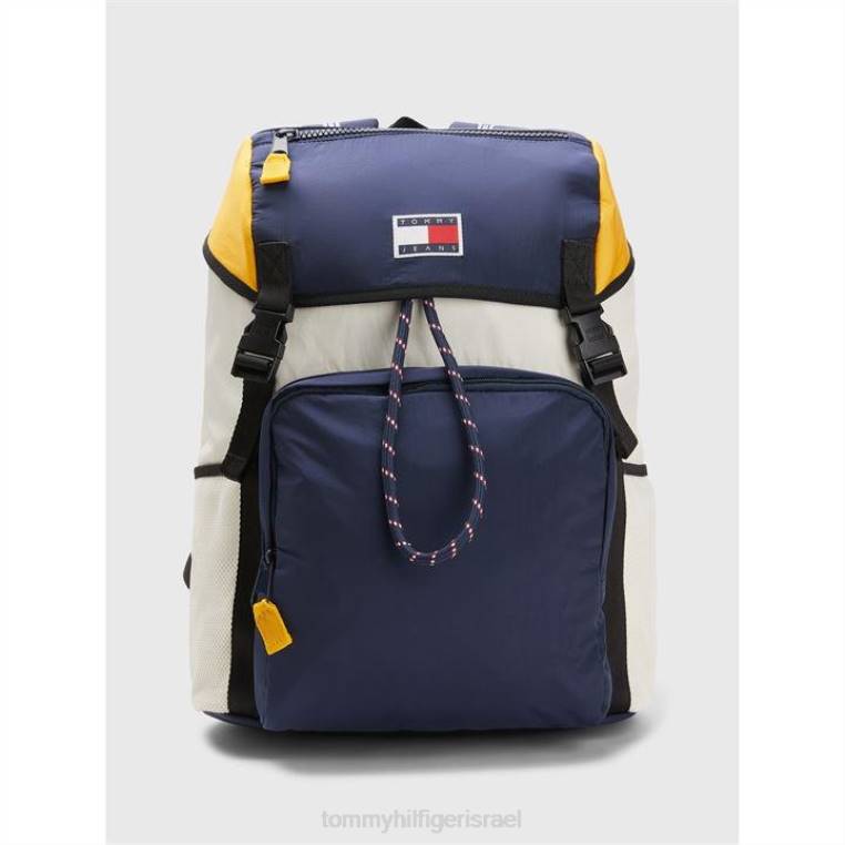 תיק גב עם דש נסיעות tjm NX2019982 colorblock 0gy Tommy Hilfiger