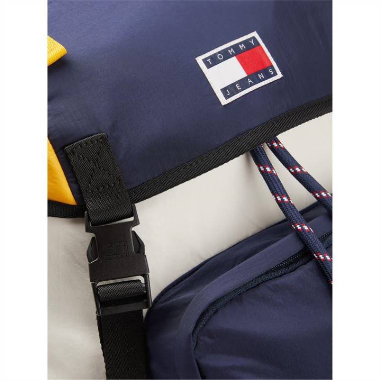 תיק גב עם דש נסיעות tjm NX2019982 colorblock 0gy Tommy Hilfiger