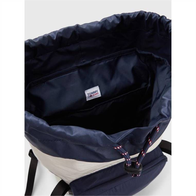 תיק גב עם דש נסיעות tjm NX2019982 colorblock 0gy Tommy Hilfiger