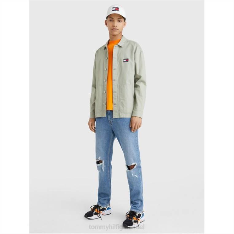 חולצת דגלים מעוותת של tjm NX2020988 ערבה pmi Tommy Hilfiger