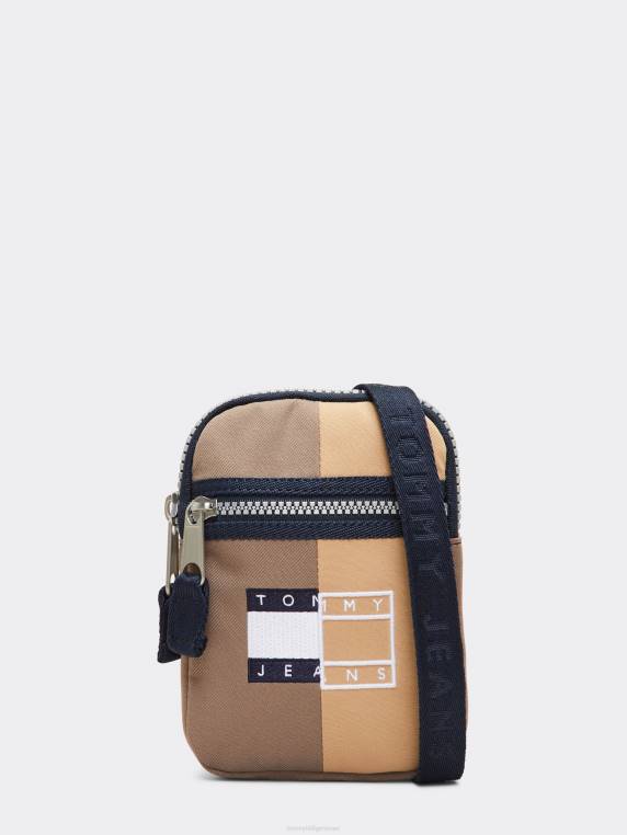 נרתיק טלפון tjm heritage NX20597 חאקי קלאסי Tommy Hilfiger