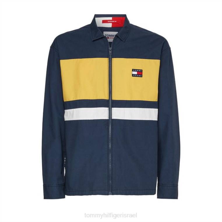 tjm novel block overshirt NX2020984 דמדומים c87 Tommy Hilfiger