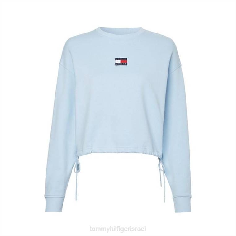 tjw bxy crop badge drawstr צוות NX2020440 שמיים c1q Tommy Hilfiger