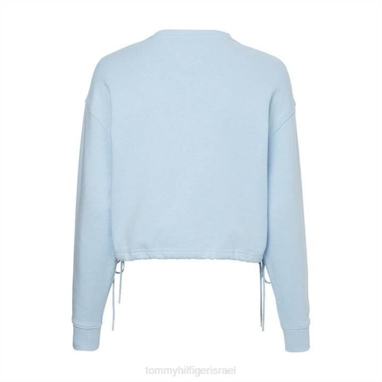 tjw bxy crop badge drawstr צוות NX2020440 שמיים c1q Tommy Hilfiger