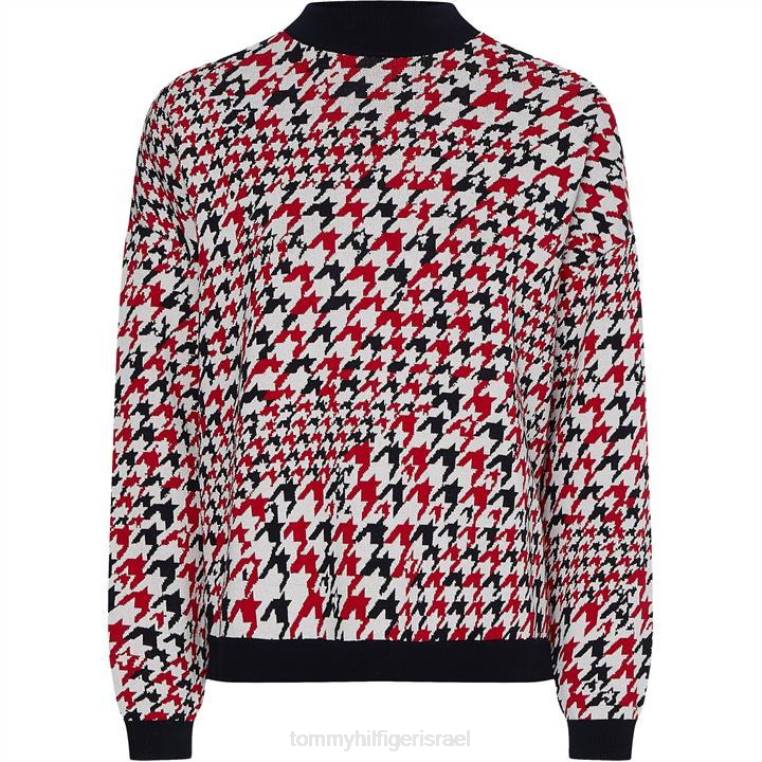 tommy houndsth swt NX2020786 tricolor hndsth Tommy Hilfiger