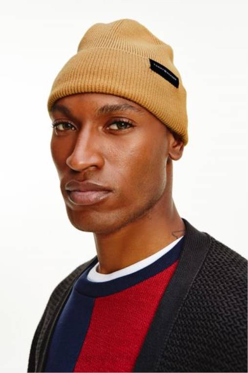 כפת צמר של uptown NX203682 חום Tommy Hilfiger