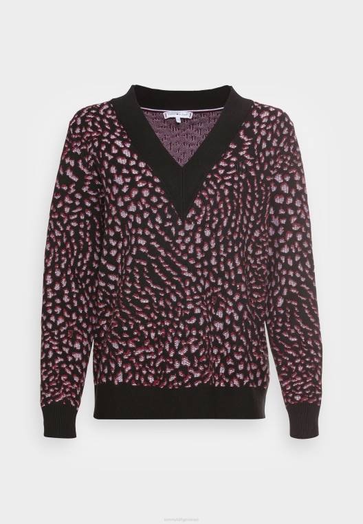 מגשר חיה v-nk שחור אדום NX205571 שחור אדום Tommy Hilfiger