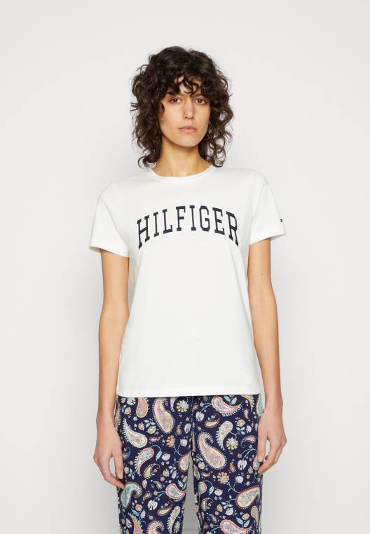 חולצת טריקו בהדפס varisty c NX205547 אקרו Tommy Hilfiger