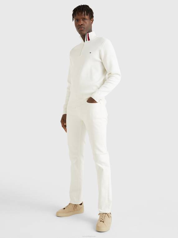 סוודר מדמה מובנה של wcc NX201307 שֶׁנהָב Tommy Hilfiger