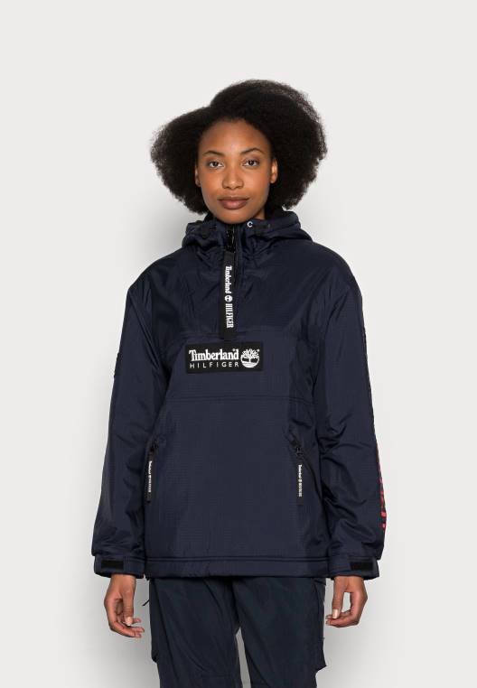 מעיל חורף x timberland pop over jacket NX208590 שמיים מדבריים Tommy Hilfiger